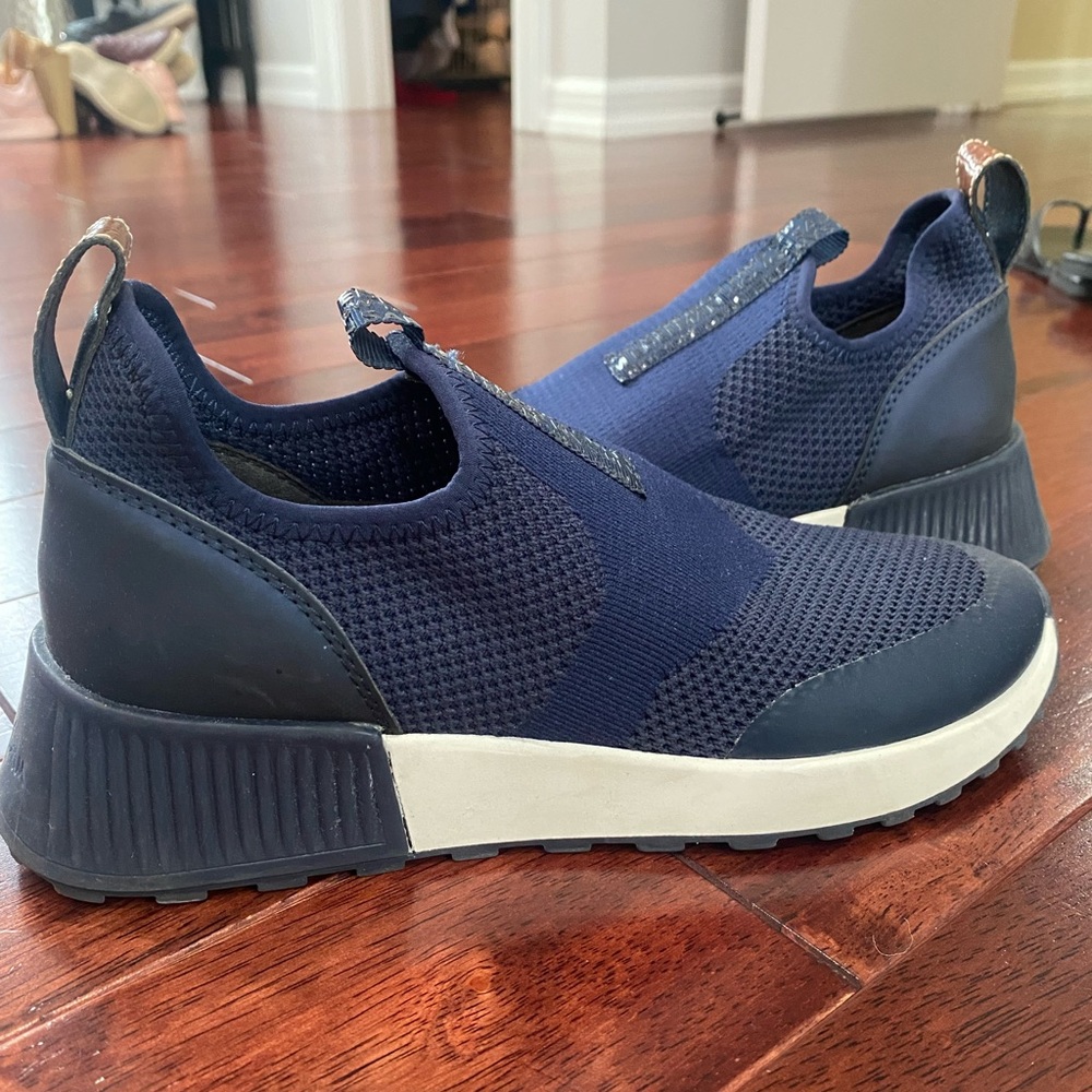 Navy Blue Sam Edelman sneakers. Slip on. Size 7